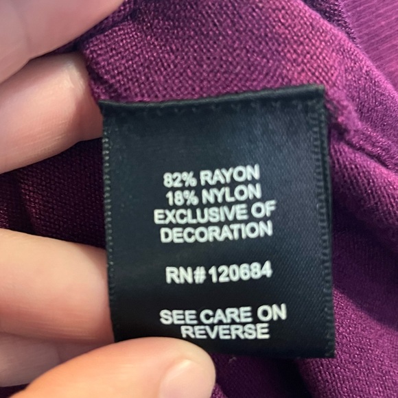 Torrid sweater womens size 1x purple lace details lightweight soft NWT luxury - Picture 8 of 11